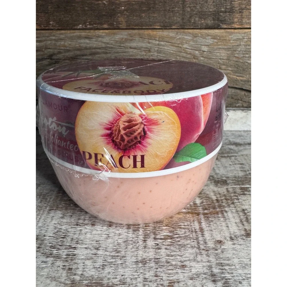 Meike Glamour Melocoton Face + Body Scrub | Peach | Full Size SEALED | MSRP $18